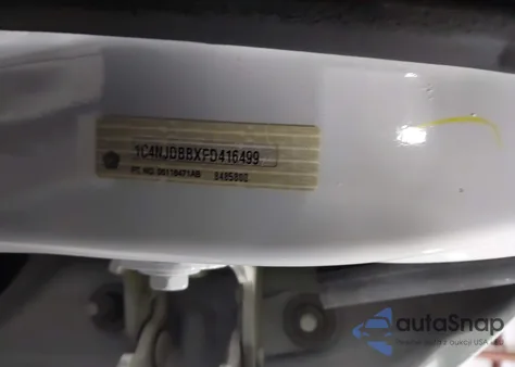 2015 Jeep Compass Sport from USA, damaged, VIN 1C4NJDBBXFD416499